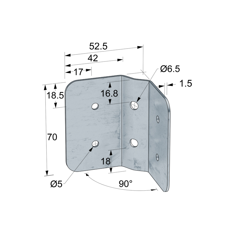 CORNER LEG BREAK LEG CONNECTORS